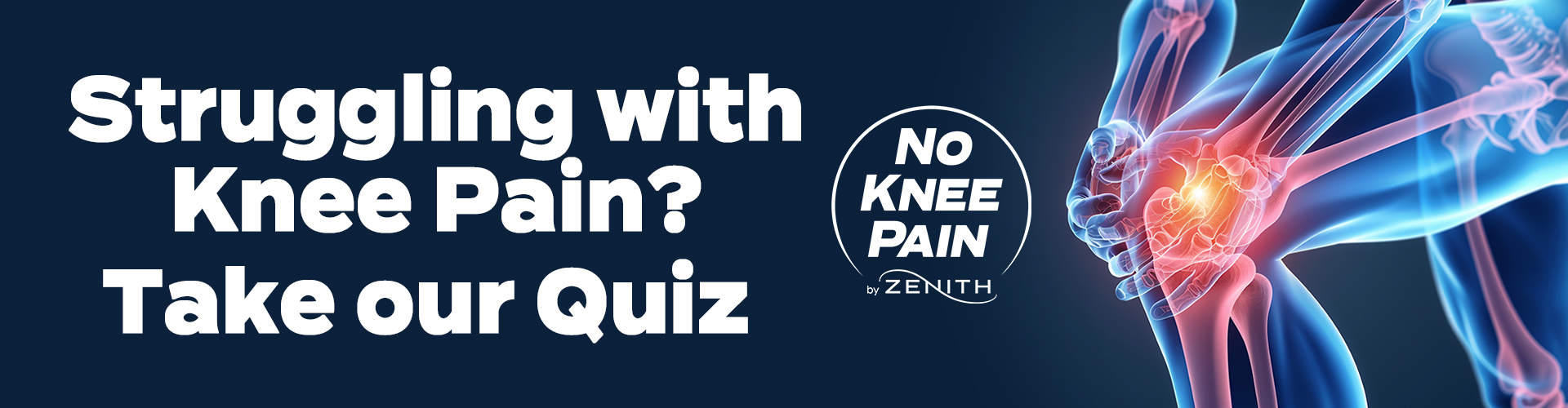 osteoarthritis knee pain quiz banner